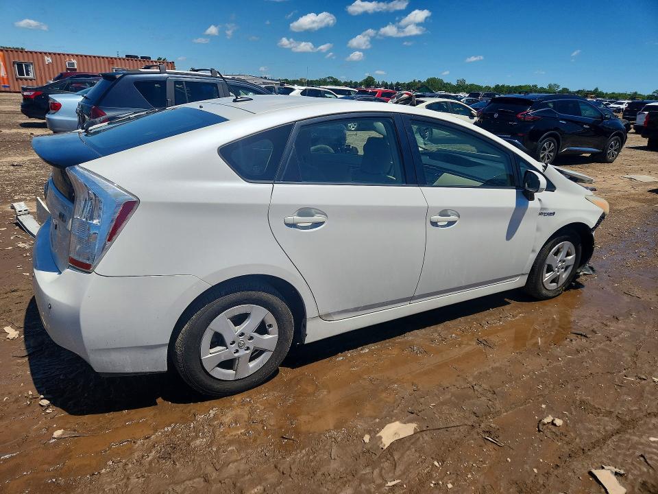 2011 Toyota Prius VIN JTDKN3DU5B0285774 COPART salvage auction — FRONT END, Il - Salvage Certificate, sold $1,150 on 2026-07-16 (photo 3)