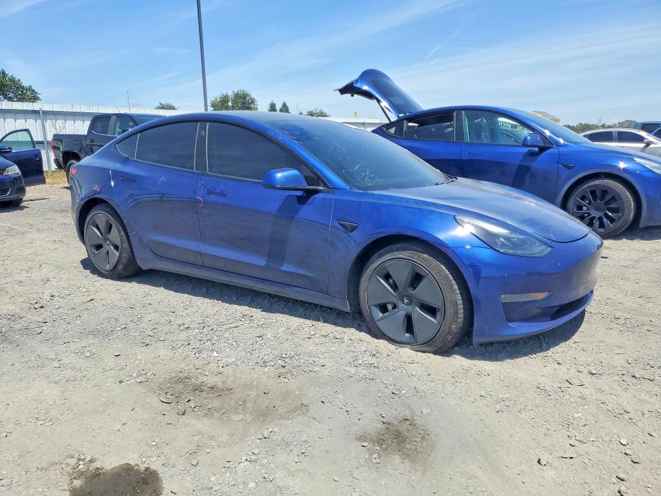 2021 Tesla Model 3 VIN 5YJ3E1EB1MF938269 COPART salvage auction — FRONT END, Ca - Salvage Certificate, sold $500 on 2026-07-28 (photo 4)