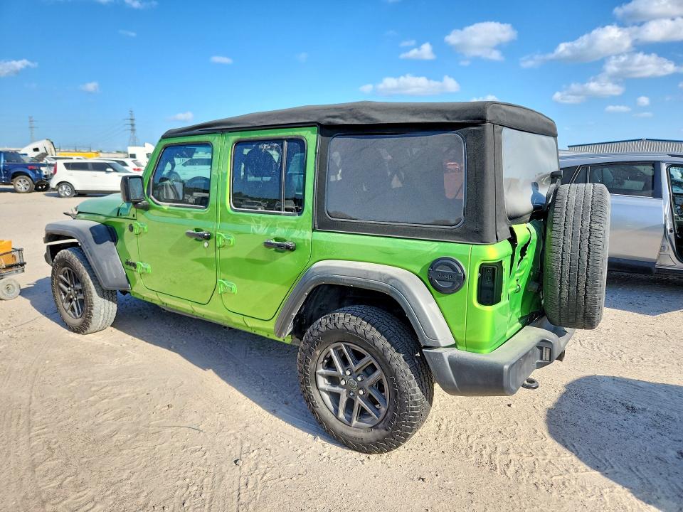 2025 Jeep Wrangler / VIN 1C4PJXDG9SW536585 COPART salvage auction — REAR END, Tx - Certificate Of Title, sold $18,000 on 2026-07-28 (photo 2)