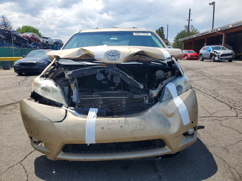 2011 Toyota Sienna VIN 5TDDK3DC9BS014965 COPART salvage auction — FRONT END, Co - Salvage Title, sold $425 on 2026-07-28 (photo 5)