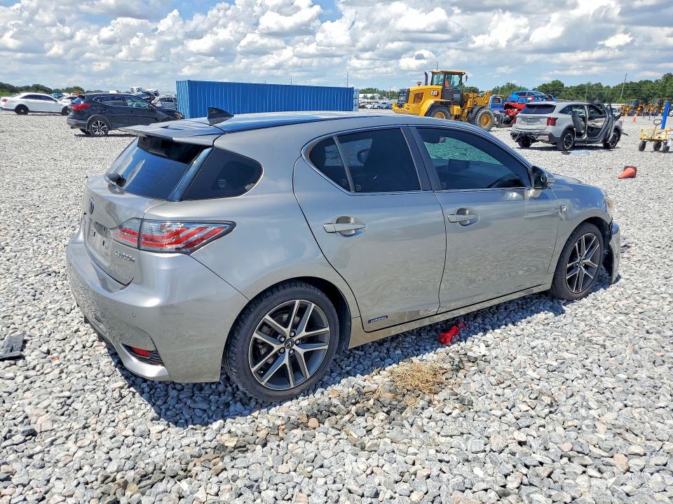 2017 Lexus Ct VIN JTHKD5BH0H2302044 COPART salvage auction — FRONT END, Fl - Cert Of Ttl-Rebuilt&Slvg Rbld, sold $4,600 on 2026-07-10 (photo 3)