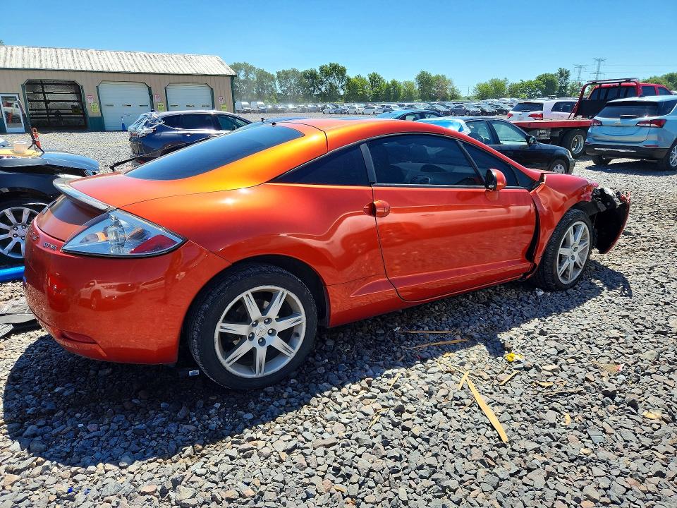 2007 Mitsubishi ECLIPSE VIN 4A3AK34TX7E013644 COPART salvage auction — FRONT END, Il - Salvage Certificate, sold $250 on 2026-08-03 (photo 3)