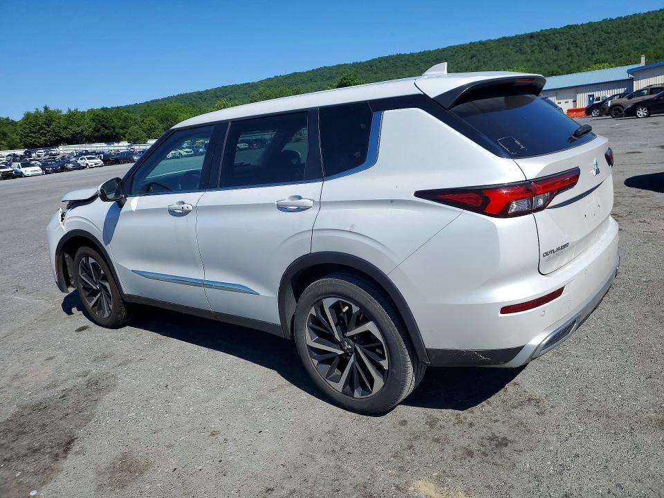 2022 Mitsubishi Outlander VIN JA4J3UA89NZ087045 COPART salvage auction — FRONT END, PA - CERTIFICATE OF SALVAGE, sold $4,900 on 2026-07-09 (photo 2)