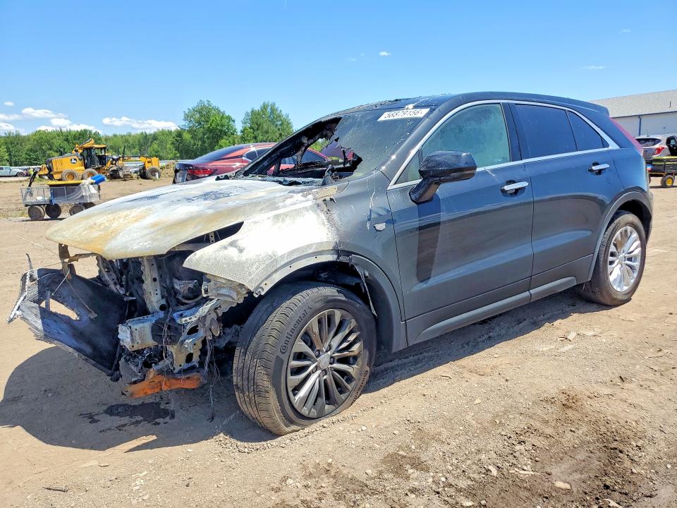 2024 Cadillac Xt4 VIN 1GYFZBR47RF224484 COPART salvage auction — BURN, OH - CERT OF TITLE-SALVAGE, sold $100 on 2026-07-27 (photo 1)