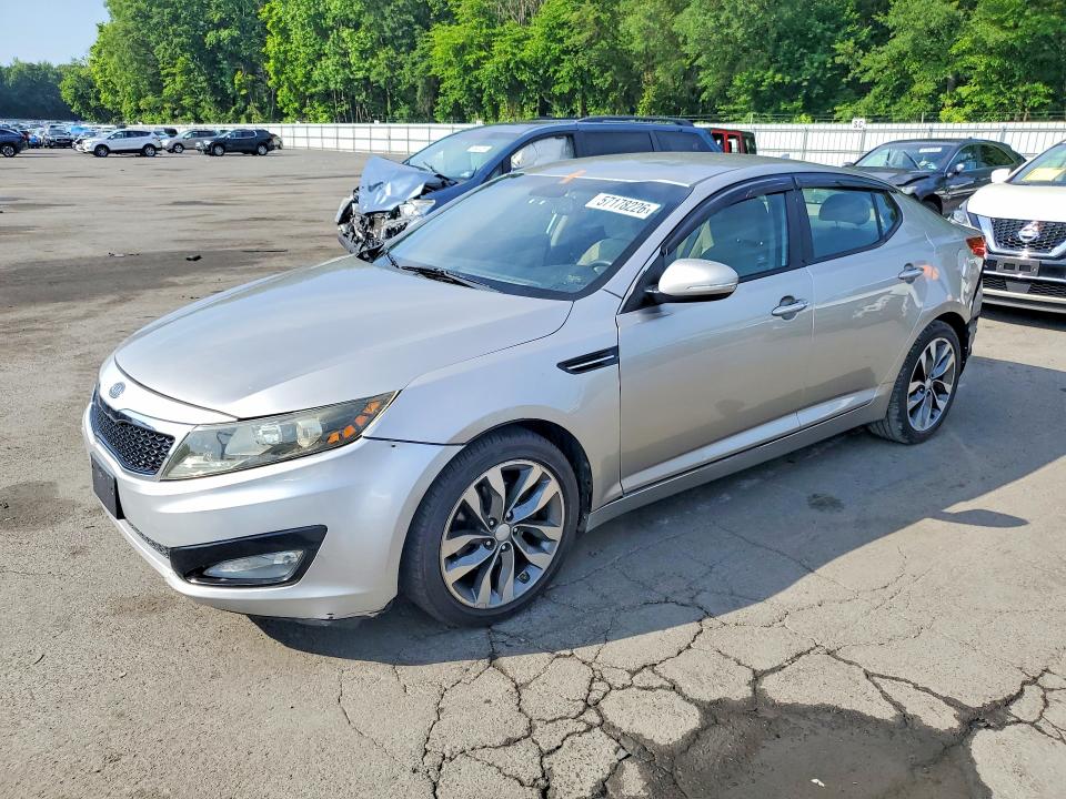 2013 Kia Optima VIN KNAGM4A74D5416239 COPART salvage auction — REAR END, Nj - Cert Of Title-Salvage, sold $625 on 2026-07-02 (photo 1)
