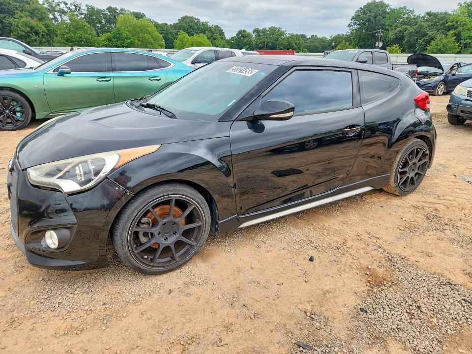 2015 Hyundai Veloster VIN KMHTC6AE3FU249259 COPART salvage auction — MECHANICAL, Al - Certificate Of Title, sold $325 on 2026-07-02 (photo 1)