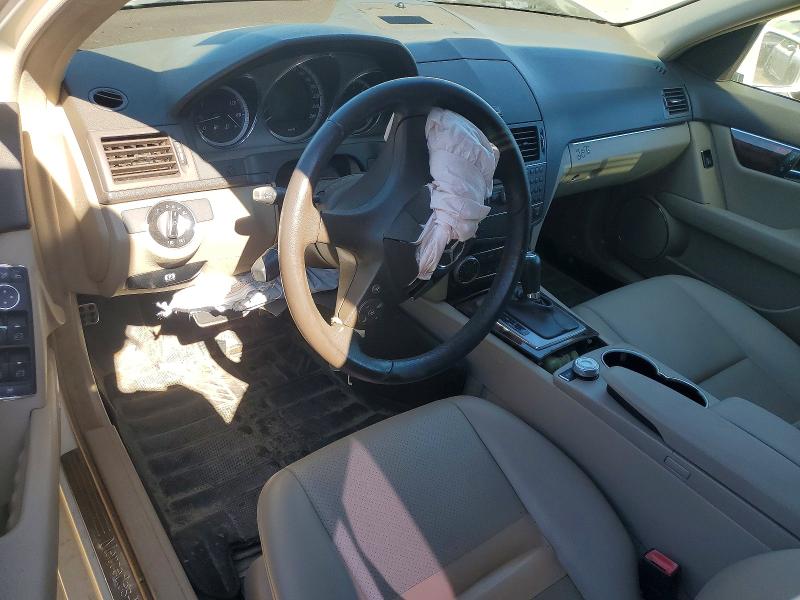 2010 Mercedes-benz C-klasse VIN WDDGF8BB1AF454062 COPART salvage auction — FRONT END, On - Permit No Brand - Unfit, sold $625 on 2026-07-16 (photo 8)