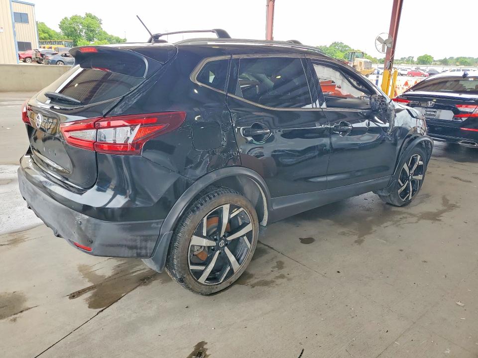 2021 Nissan Rogue sport VIN JN1BJ1CV6MW316107 COPART salvage auction — ROLLOVER, Tx - Certificate Of Title, sold $2,150 on 2026-07-07 (photo 3)