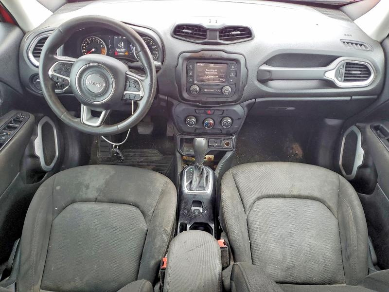 2018 Jeep Renegade VIN ZACCJAAB7JPG84573 COPART salvage auction — REAR END, SC - CERT OF TITLE-SALVAGE, sold $1,150 on 2026-08-21 (photo 8)