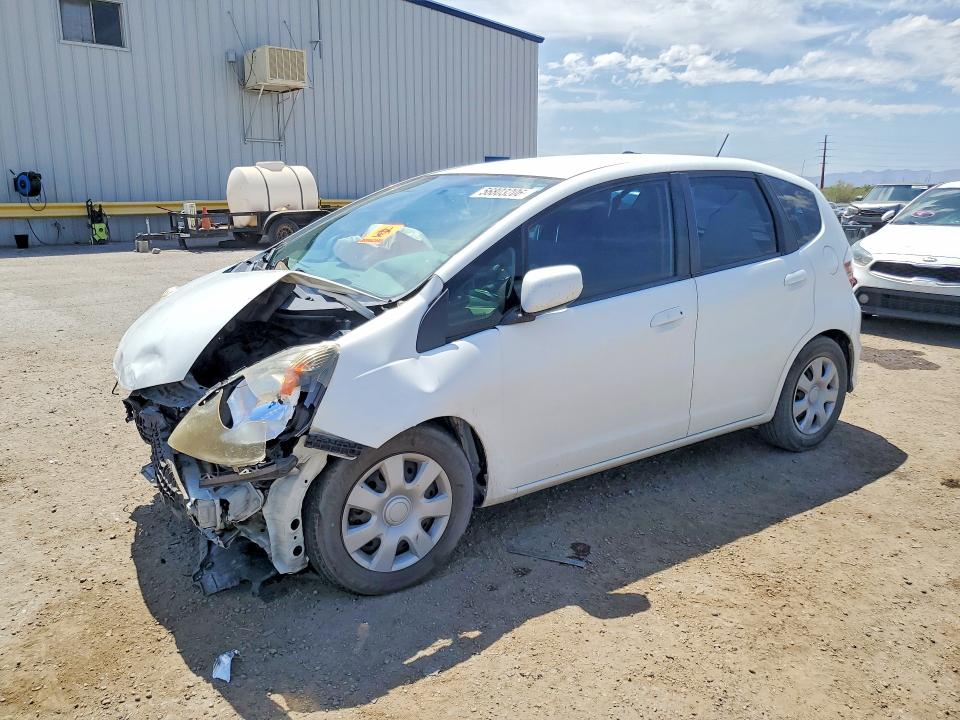 2013 Honda Fit VIN JHMGE8H39DC019856 COPART salvage auction — FRONT END, Az - Cert Of Title - Salvage, sold $325 on 2026-07-06 (photo 1)
