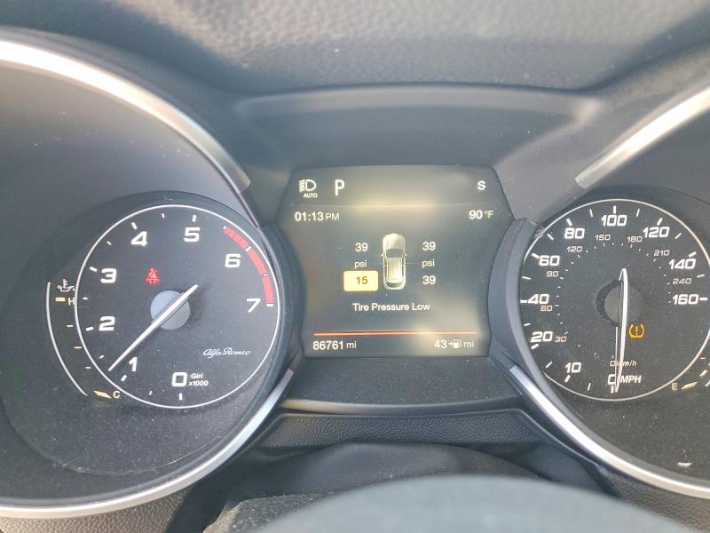 2018 Alfa romeo Stelvio VIN ZASFAKAN8J7C24310 COPART salvage auction — REAR END, Fl - Dis/Dlr/Exp Only Clean Title, sold $1,750 on 2026-07-28 (photo 9)