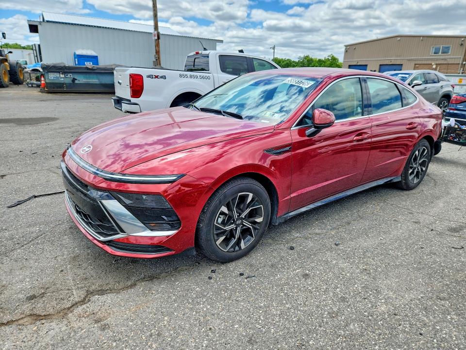 2025 Hyundai Sonata VIN KMHL64JA8SA504959 COPART salvage auction — REAR END, Fl - Certificate Of Destruction, sold $8,200 on 2026-07-22 (photo 1)