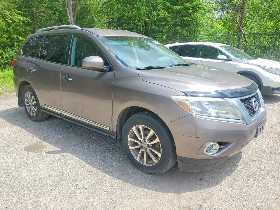 2014 Nissan VIN 5N1AR2MM5EC659454 COPART salvage auction — MINOR DENT/SCRATCHES, On - Permit No Brand - Unfit, sold $175 on 2026-07-03 (photo 4)
