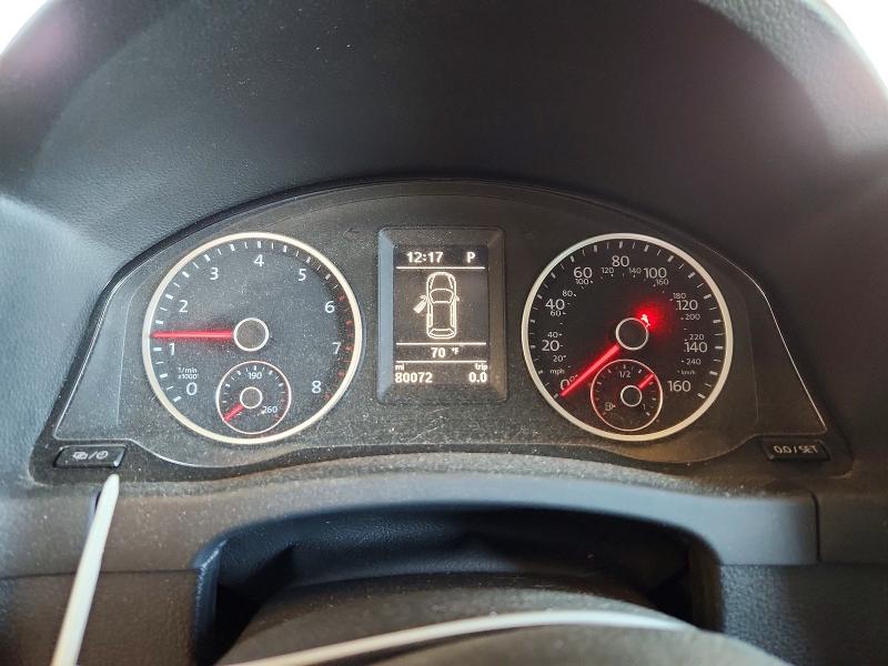 2017 Volkswagen Tiguan VIN WVGVV7AX7HK031446 COPART salvage auction — FRONT END, Ca - Dis/Dlr/Exp Only Clean Title, sold $4,000 on 2026-07-09 (photo 9)