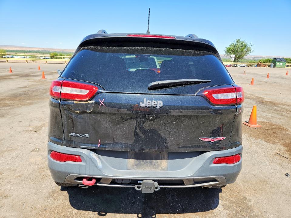 2016 Jeep Cherokee VIN 1C4PJMBS6GW246849 COPART salvage auction — FRONT END, Nm - Cert Of Title-Salvage, sold $1,500 on 2026-07-09 (photo 6)