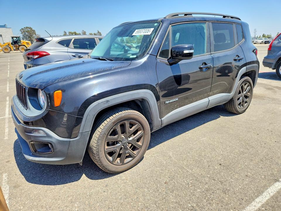 2016 Jeep Renegade VIN ZACCJBBT7GPD78981 COPART salvage auction — MINOR DENT/SCRATCHES, Ca - Dis/Dlr/Exp Only Clean Title, sold $525 on 2026-07-21 (photo 1)
