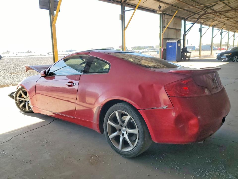 2003 Infiniti G35 VIN JNKCV54EX3M216600 COPART salvage auction — FRONT END, Az - Cert Of Title-Restored Salvage, sold $500 on 2026-07-15 (photo 2)