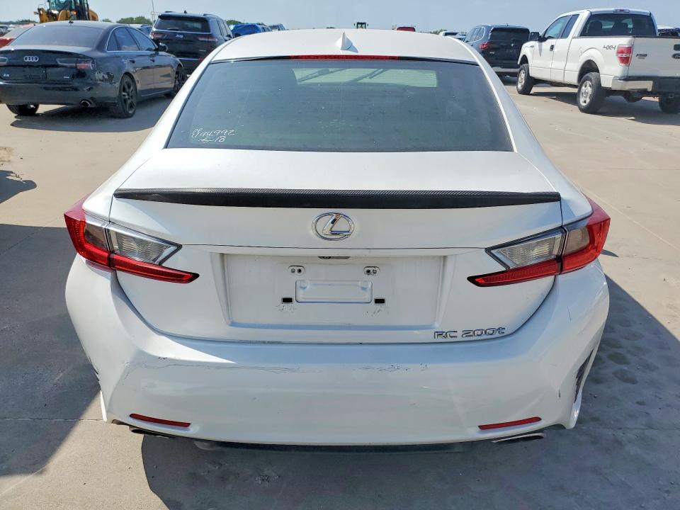 2016 Lexus VIN JTHHA5BC2G5004163 COPART salvage auction — FRONT END, Tx - Certificate Of Title, sold $2,700 on 2026-07-30 (photo 6)