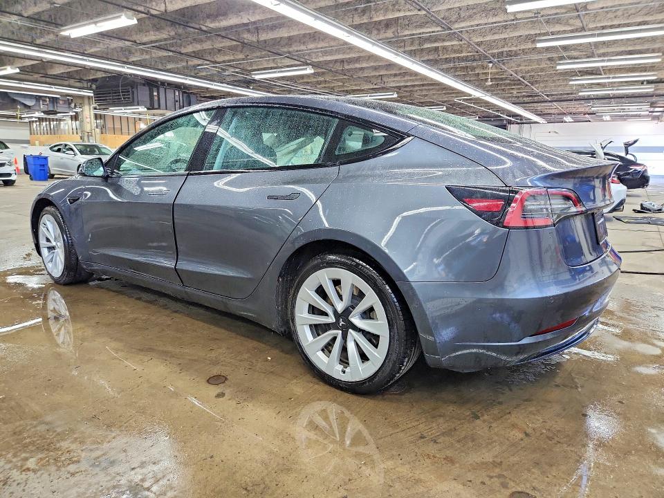 2022 Tesla Model 3 VIN 5YJ3E1EA1NF369075 COPART salvage auction — FRONT END, Il - Salvage Certificate, sold $4,550 on 2026-08-03 (photo 2)