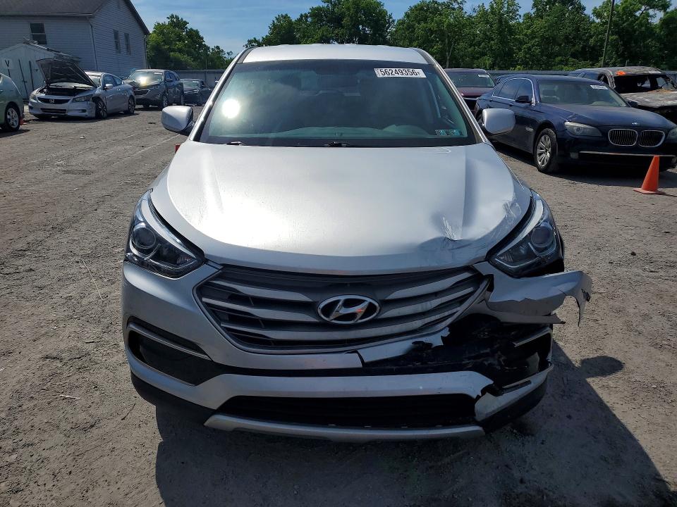 2017 Hyundai Santa fe VIN 5XYZT3LBXHG386994 COPART salvage auction — FRONT END, PA - CERTIFICATE OF SALVAGE, sold $2,900 on 2026-07-13 (photo 5)