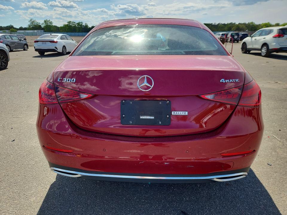 2024 Mercedes-benz C-klasse VIN W1KAF4HB8RR223157 COPART salvage auction — FRONT END, NY - MV-907A SALVAGE CERTIFICATE, sold $80 on 2026-07-27 (photo 6)