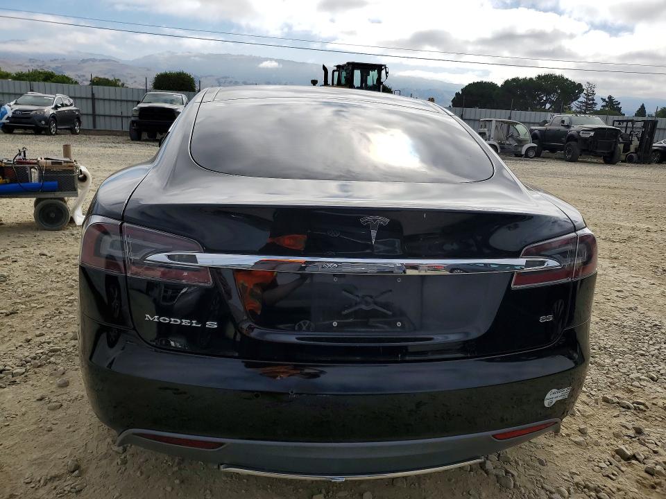 2014 Tesla VIN 5YJSA1H19EFP35397 COPART salvage auction — SIDE, Ca - Salvage Certificate, sold $2,000 on 2026-07-09 (photo 6)