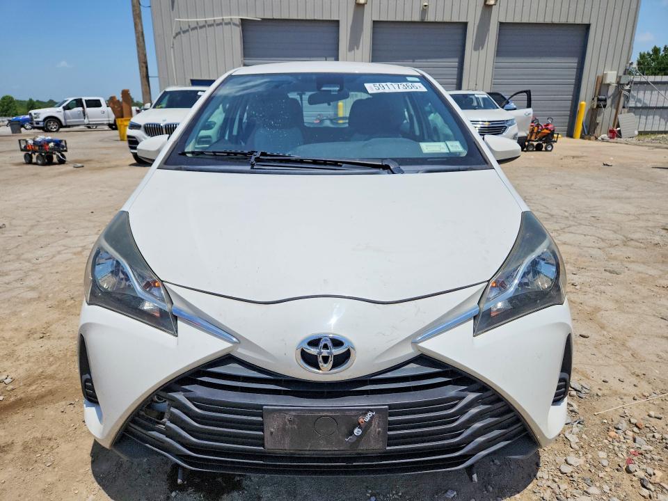 2018 Toyota Yaris VIN VNKJTUD37JA090838 COPART salvage auction — WATER/FLOOD, TN - SALVAGE CERT-WATER DAMAGE, sold $2,050 on 2026-07-30 (photo 5)