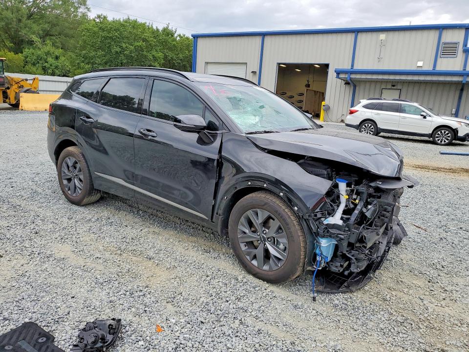 2024 Kia Sportage VIN KNDPXCDG2R7169251 COPART salvage auction — FRONT END, Nc - Salvage Certificate Of Title, sold $5,100 on 2026-07-30 (photo 4)