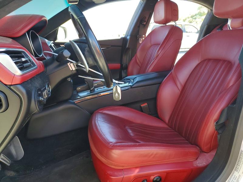 2015 Maserati Ghibli VIN ZAM57RTA5F1131563 COPART salvage auction — FRONT END, Nv - Salvage Title, sold $325 on 2026-07-30 (photo 7)