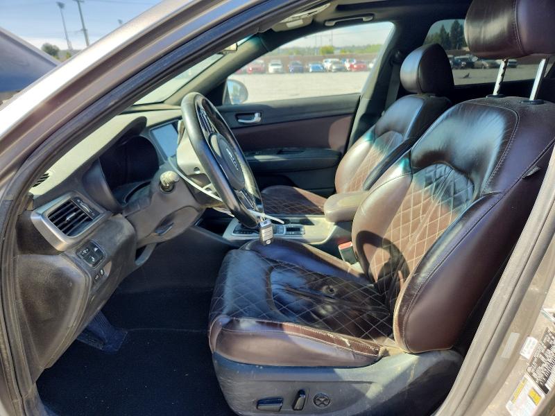 2018 Kia Optima VIN 5XXGV4L2XJG194878 COPART salvage auction — ENGINE BURN, Ca - Salvage Certificate, sold $500 on 2026-07-29 (photo 7)