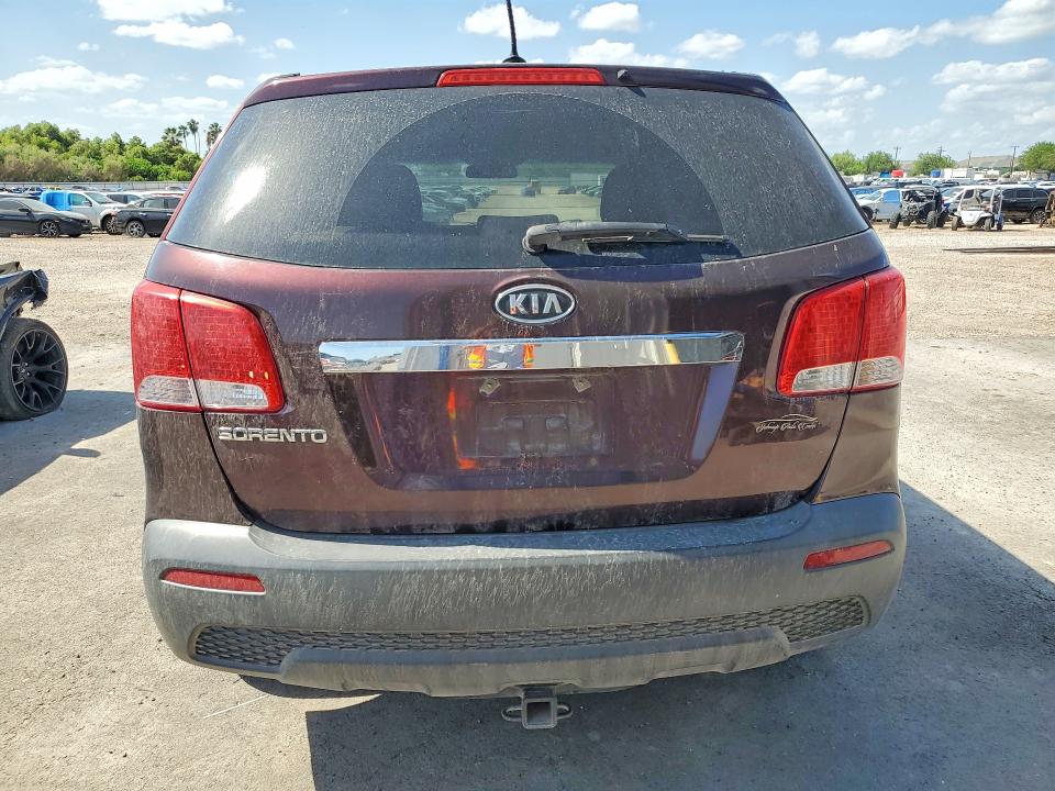 2011 Kia Sorento VIN 5XYKT4A28BG137966 COPART salvage auction — FRONT END, Tx - Salvage Vehicle Title, sold $1,050 on 2026-07-22 (photo 6)