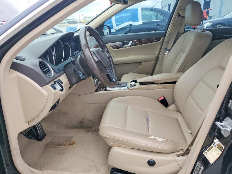 2012 Mercedes-benz VIN WDDGF4HB4CR232391 COPART salvage auction — FRONT END, Salvage Title, sold $850 on 2026-08-21 (photo 7)