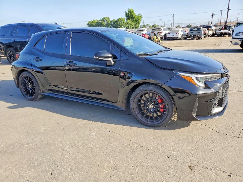 2024 Toyota Gr corolla VIN JTNABAAE2RA013351 COPART salvage auction — FRONT END, Ca - Salvage Certificate (P), sold $13,500 on 2026-07-27 (photo 4)