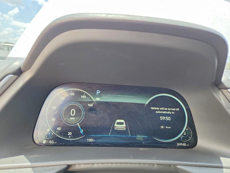 2021 Hyundai Sonata VIN 5NPEJ4J2XMH120293 COPART salvage auction — FRONT END, Ga - Cert Of Title-Salvage, sold $1,600 on 2026-07-28 (photo 9)
