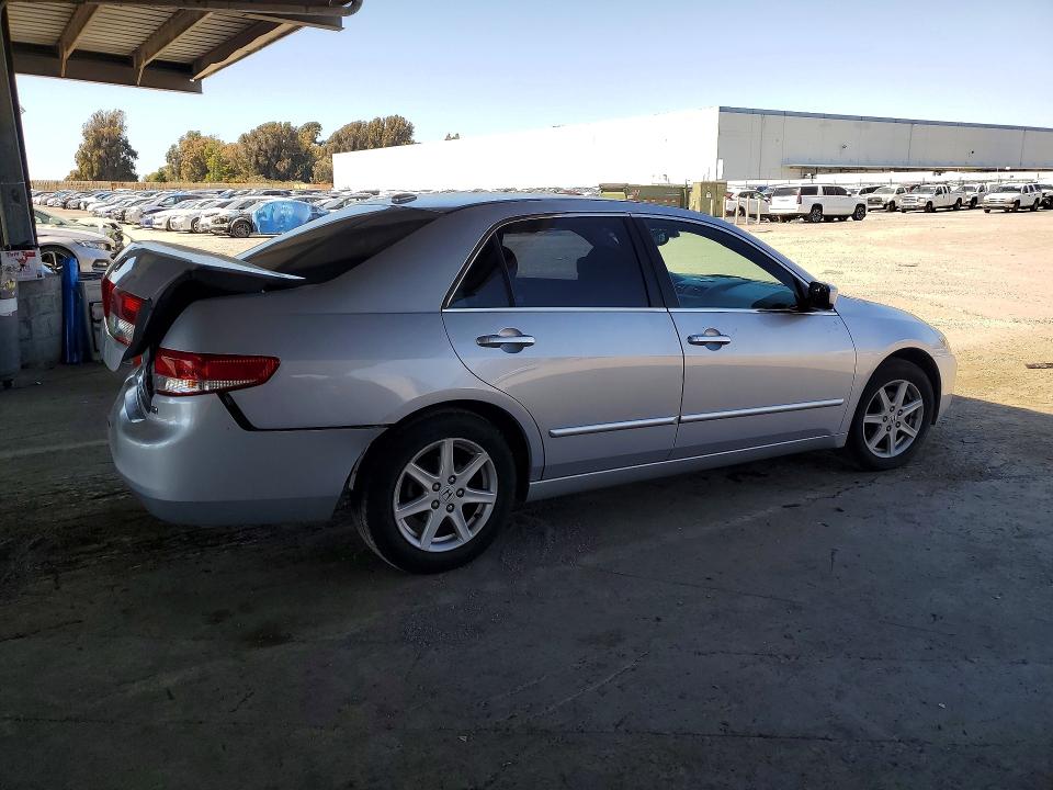 2004 Honda Accord VIN 1HGCM665X4A048470 COPART salvage auction — REAR END, Ca - Salvage Certificate, sold $900 on 2026-07-02 (photo 3)