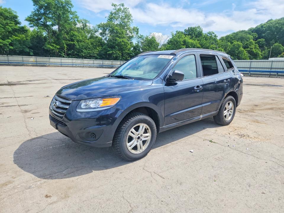 2012 Hyundai Santa fe VIN 5XYZGDAB0CG097483 COPART salvage auction — REAR END, Salvage Title, sold $1,400 on 2026-07-16 (photo 1)