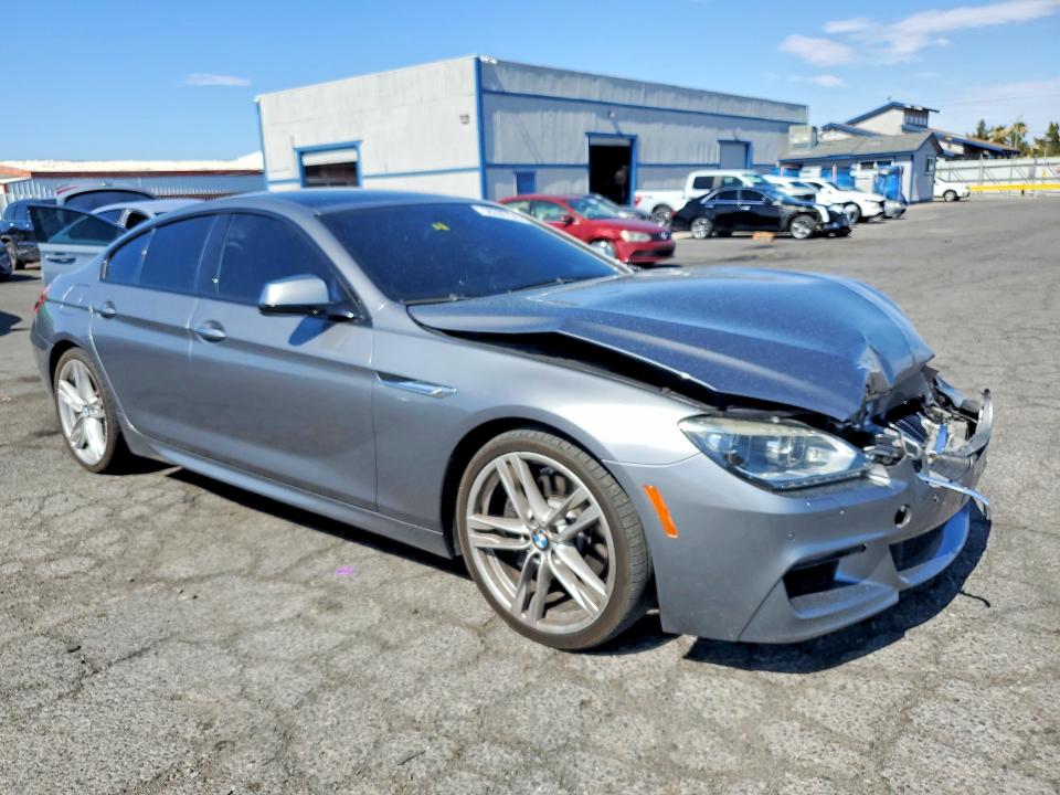 2014 BMW 6er VIN WBA6A0C51ED317619 COPART salvage auction — FRONT END, Nv - Salvage Title, sold $3,500 on 2026-07-20 (photo 4)