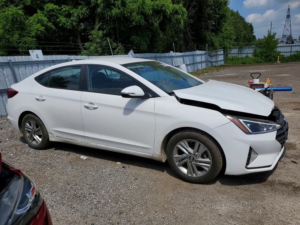 2019 Hyundai Elantra VIN KMHD84LF2KU736060 COPART salvage auction — FRONT END, ON - PERMIT SALVAGE, sold $2,450 on 2026-07-16 (photo 4)