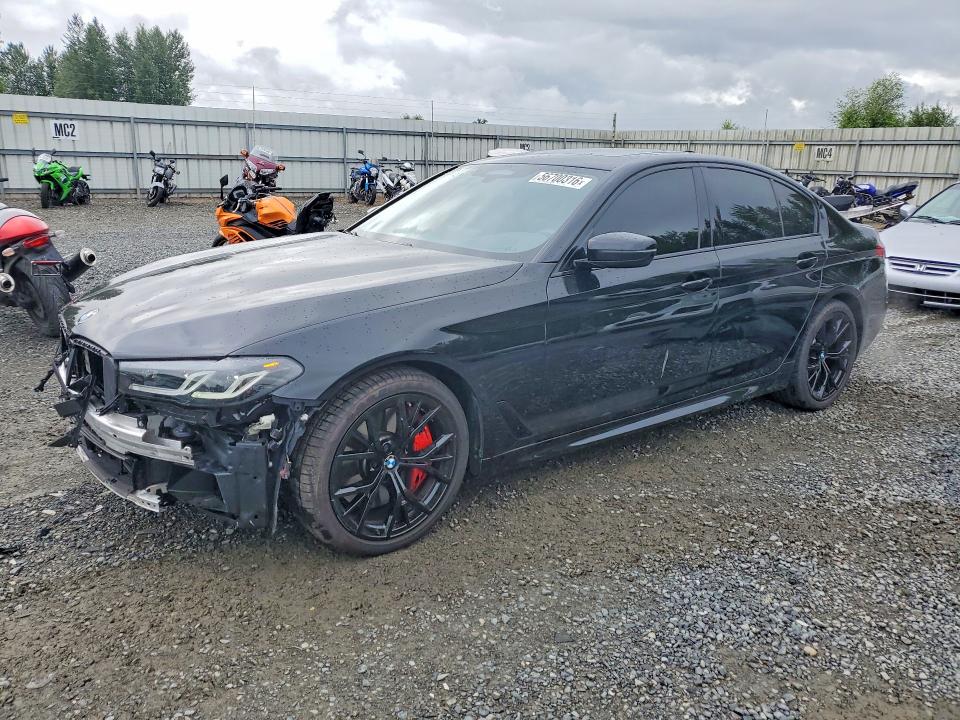 2023 BMW 5er VIN WBA73BJ05PCN05909 COPART salvage auction — FRONT END, Wa - Bill Of Sale, sold $33,500 on 2026-07-06 (photo 1)