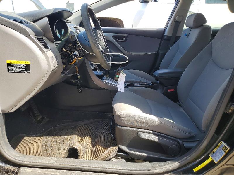 2013 Hyundai Elantra VIN KMHDH4AE1DU020893 COPART salvage auction — REAR END, Ar - Cert Of Title-Salvage, sold $500 on 2026-07-13 (photo 7)