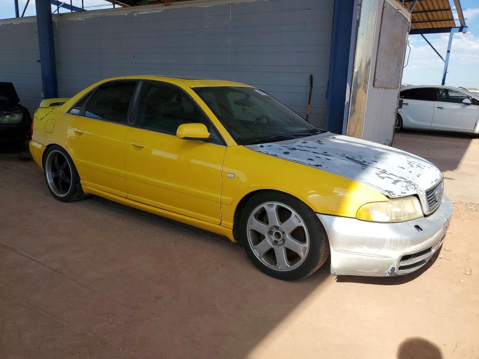2000 Audi S4 VIN WAUDD68D1YA046214 COPART salvage auction — MINOR DENT/SCRATCHES, AZ - CERT OF TITLE-RESTORED SALVAGE, sold $2,450 on 2026-07-31 (photo 4)