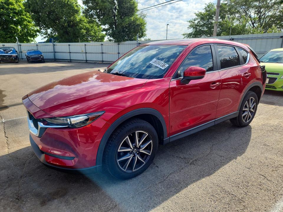 2018 Mazda Cx-5 VIN JM3KFBCM2J0465969 COPART salvage auction — REAR END, OH - CERT OF TITLE-SALVAGE, sold $4,750 on 2026-07-17 (photo 1)
