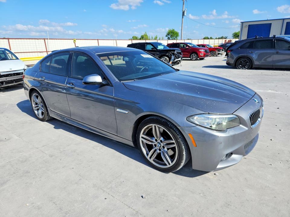 2016 BMW 5 series VIN WBA5B1C52GG551588 COPART salvage auction — BURN, TX - SALVAGE VEHICLE TITLE (P), sold $4,200 on 2026-08-07 (photo 4)