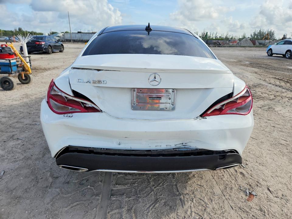 2018 Mercedes-benz Cla-klasse VIN WDDSJ4EB2JN669825 COPART salvage auction — REAR END, Fl - Cert Of Title Slvg Rebuildable, sold $4,000 on 2026-07-09 (photo 6)
