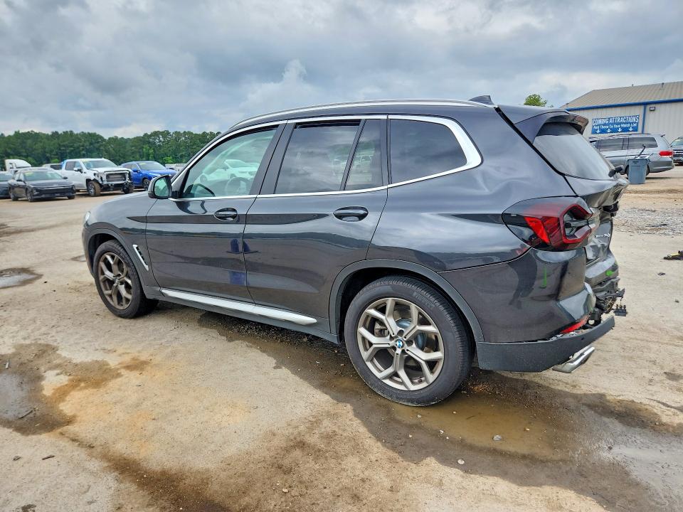 2023 BMW X3 VIN 5UX53DP06P9R23808 COPART salvage auction — REAR END, MS - CERT OF TITLE-SALVAGED (P), sold $14,600 on 2026-07-31 (photo 2)