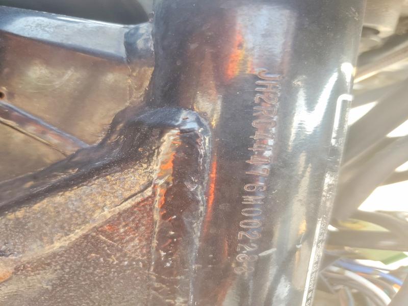 2006 Honda Vt750 VIN JH2RC44476M002288 COPART salvage auction — SIDE, ID - SALVAGE CERTIFICATE OF TITLE, sold $400 on 2026-07-09 (photo 9)