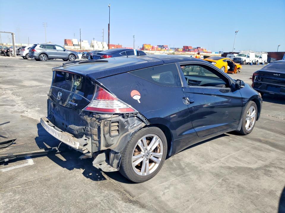 2012 Honda Cr-z VIN JHMZF1C66CS003830 COPART salvage auction — REAR END, Ca - Salvage Certificate, sold $350 on 2026-07-17 (photo 3)