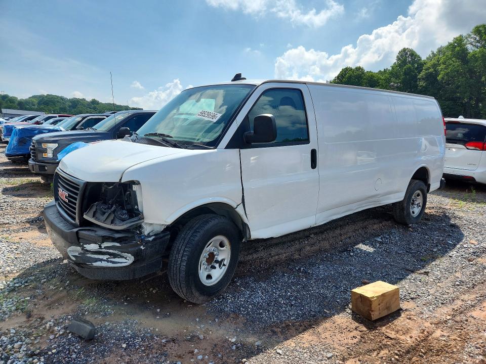 2023 Gmc Savana VIN 1GTW7BFP8P1134362 COPART salvage auction — FRONT END, PA - CERTIFICATE OF SALVAGE, sold $5,900 on 2026-07-30 (photo 1)