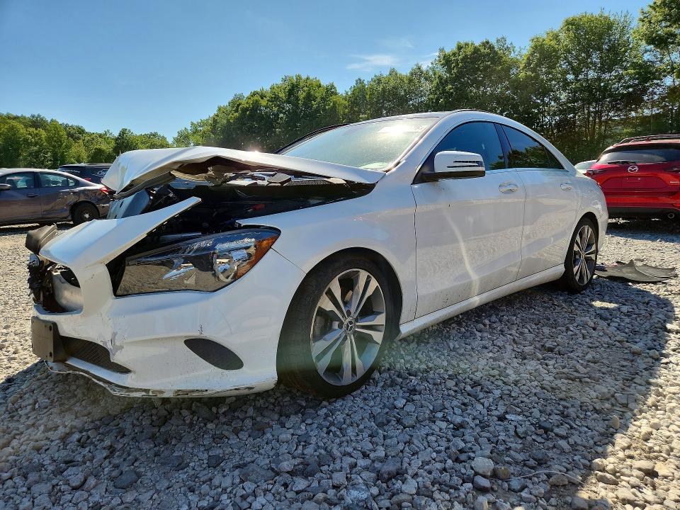 2018 Mercedes-benz VIN WDDSJ4GB7JN680381 COPART salvage auction — FRONT END, Ma - Cert Of Title-Salvage, sold $1,300 on 2026-07-22 (photo 1)