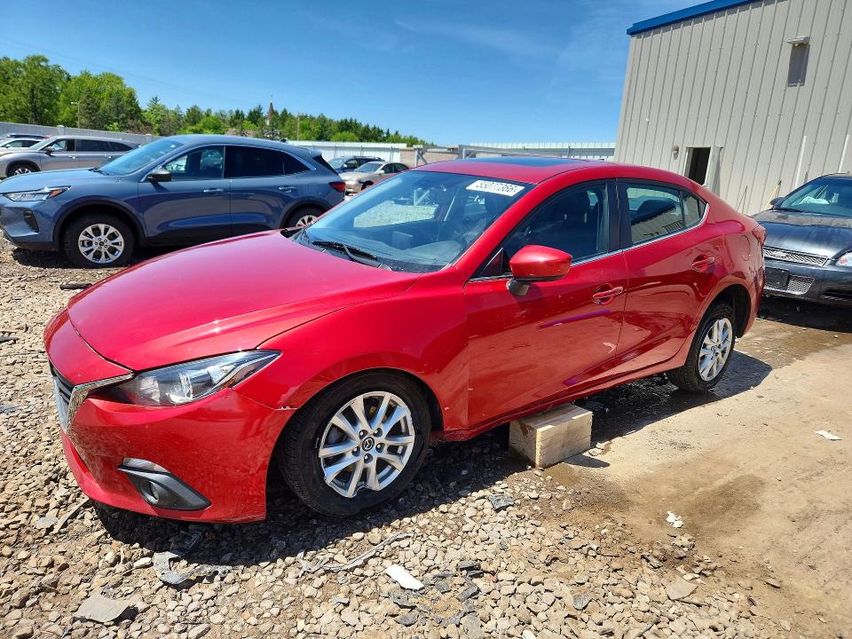 2016 Mazda 3 VIN 3MZBM1X71GM270350 COPART salvage auction — FRONT END, WI - JUNKED VEHICLE BILL OF SALE, sold $525 on 2026-08-03 (photo 1)